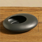 Chinese Style Black & White Ceramic Vase for Home Decor