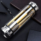 300/400ML Glass Insulated Water Bottle with Tea Infuser Filter