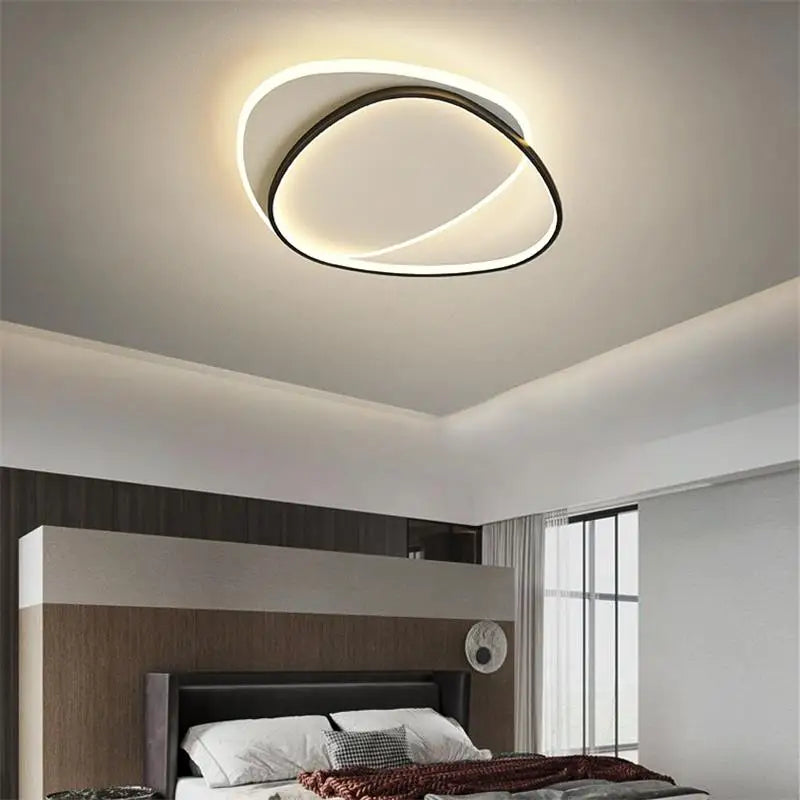 QIYIMEI Modern LED Chandelier for Bedroom and Living Room