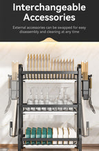 2025 Stainless Steel 2/3-Tier Kitchen Dish Drainer Rack