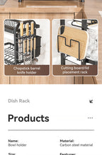 2025 Stainless Steel 2/3-Tier Kitchen Dish Drainer Rack