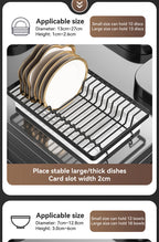 2025 Stainless Steel 2/3-Tier Kitchen Dish Drainer Rack