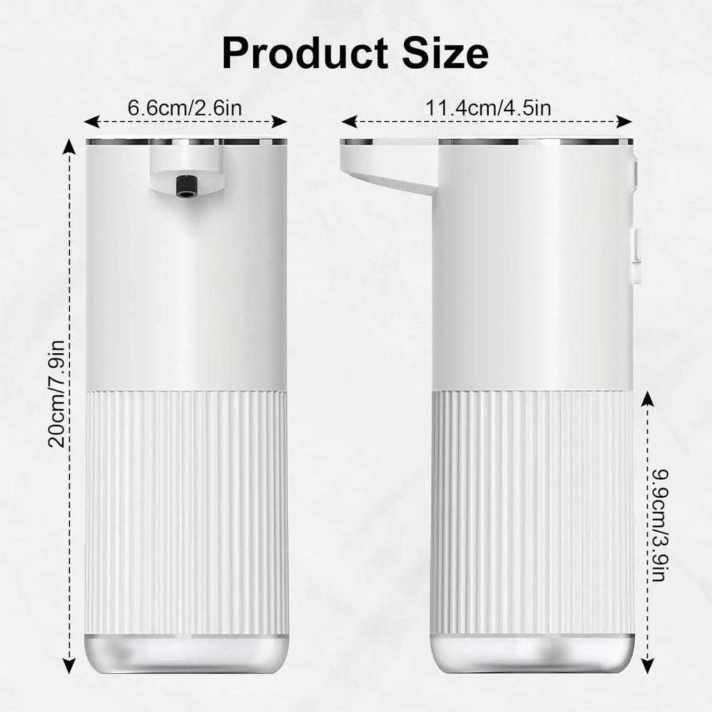 360ML Wall-Mounted Waterproof Soap Dispenser – Rechargeable & Adjustable