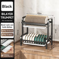 2025 Stainless Steel 2/3-Tier Kitchen Dish Drainer Rack