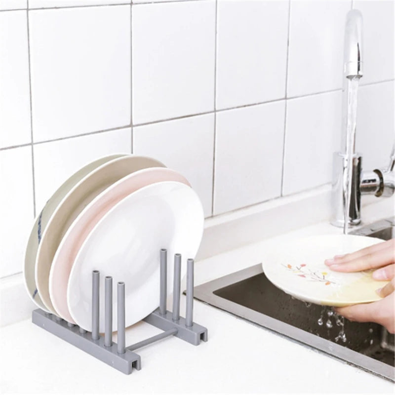 Kitchen Pot Cover Holder Rack – Rustproof Wall Hanging Organizer