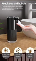 360ML Wall-Mounted Waterproof Soap Dispenser – Rechargeable & Adjustable