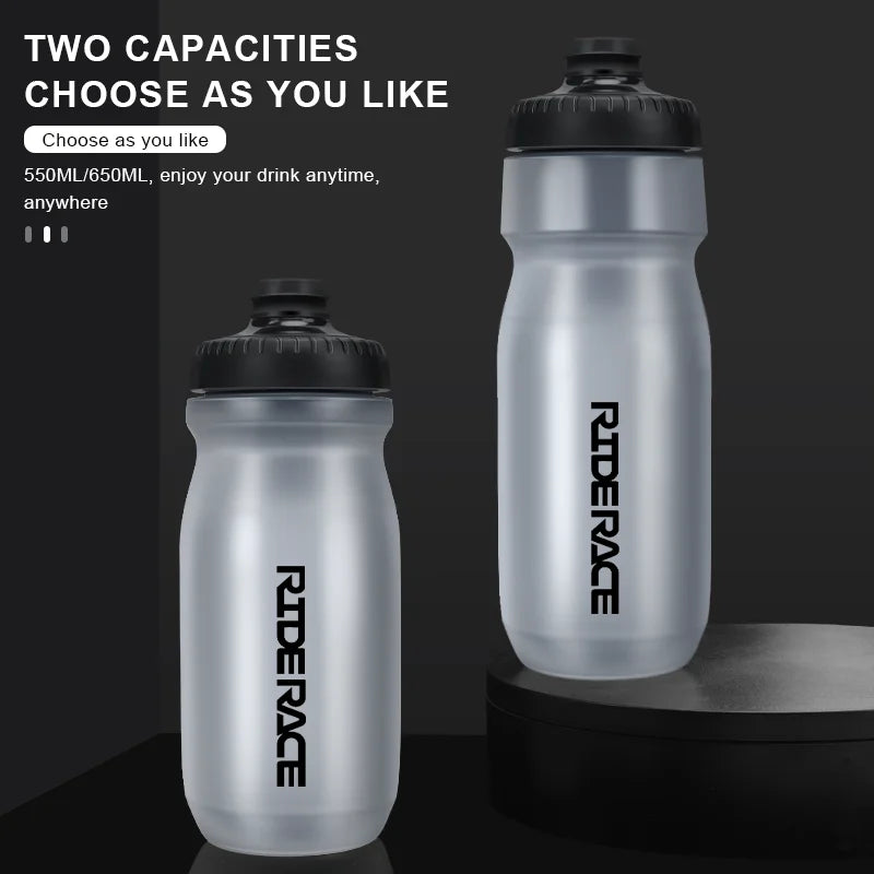 RIDERACE 550/650ML Sports Water Bottle for Cycling & Running