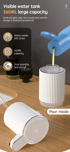 360ML Wall-Mounted Waterproof Soap Dispenser – Rechargeable & Adjustable