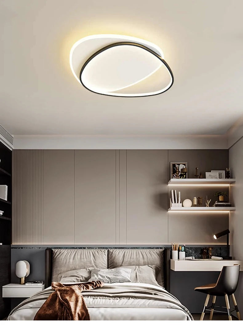 QIYIMEI Modern LED Chandelier for Bedroom and Living Room
