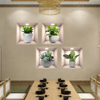 3D Bonsai Vinyl Wall Sticker – Removable Peel & Stick Decor