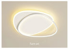 QIYIMEI Modern LED Chandelier for Bedroom and Living Room