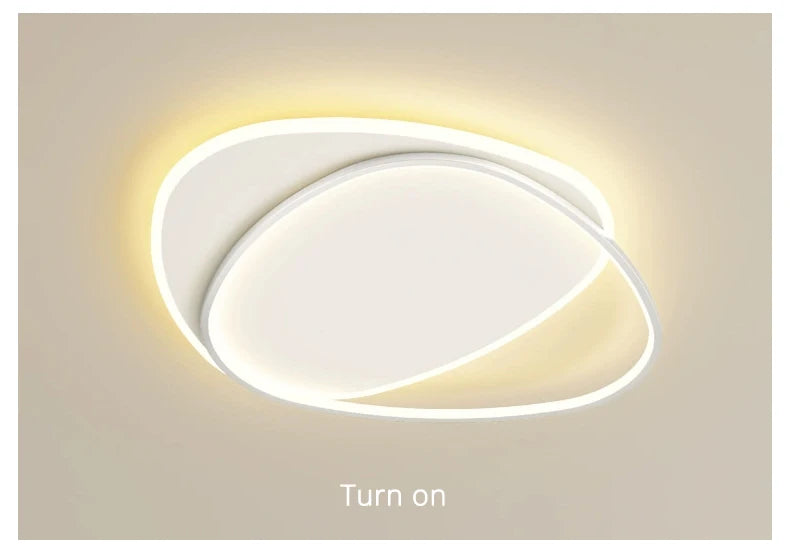 QIYIMEI Modern LED Chandelier for Bedroom and Living Room