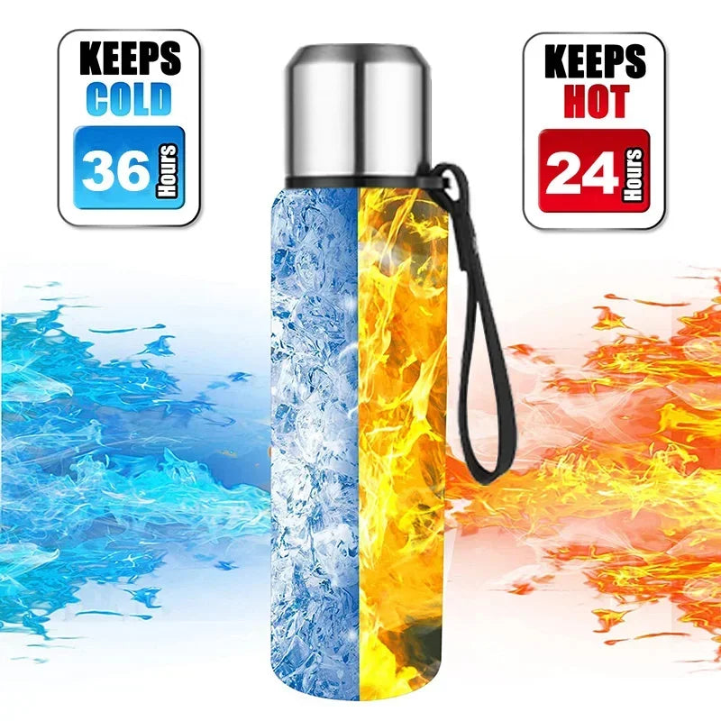 UPORS Large Capacity Stainless Steel Vacuum Insulated Thermos Bottle