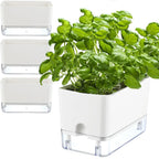 Self-Watering Magnetic Plant Pot with Cotton Rope for Garden