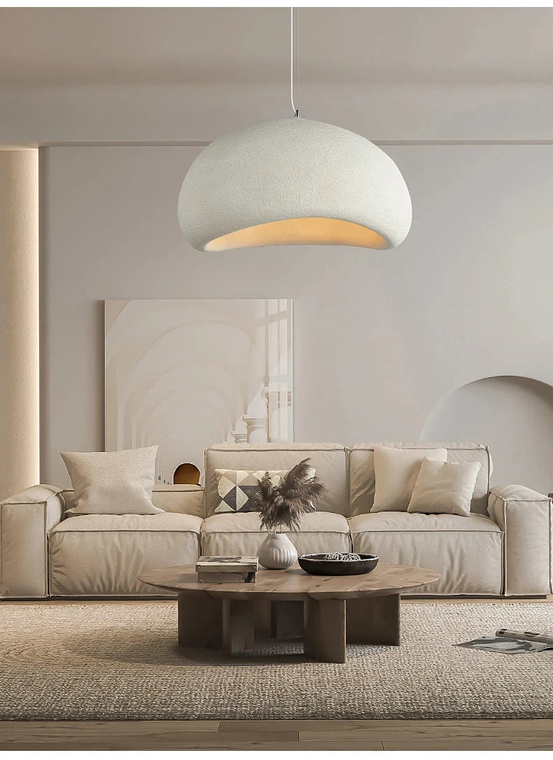 Nordic Wabi Sabi LED Pendant Light for Living & Dining Room