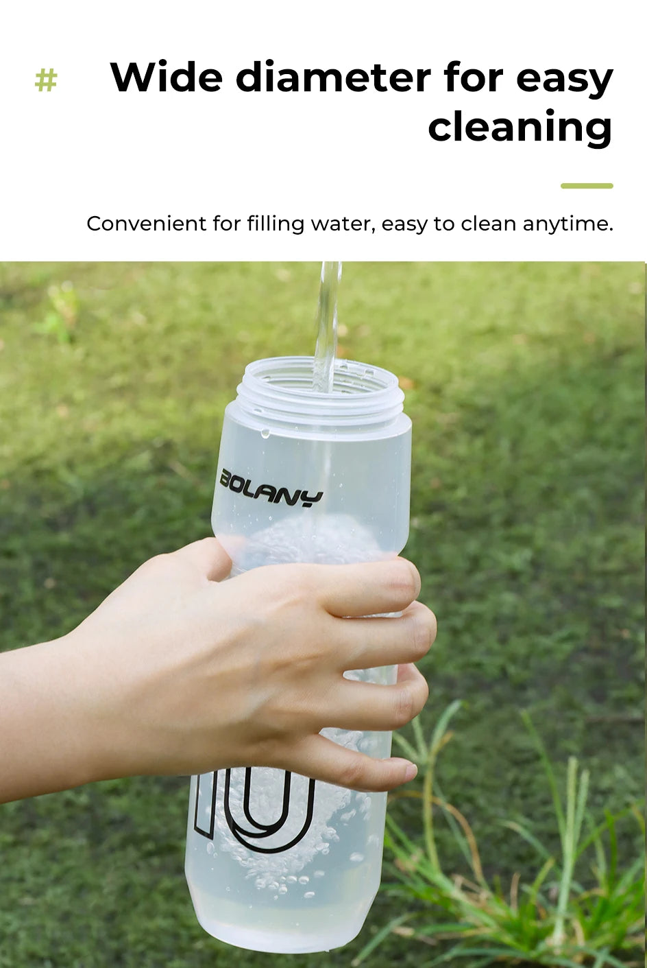BOLANY 750ML Leak-Proof Bicycle Water Bottle for Cycling & Fitness