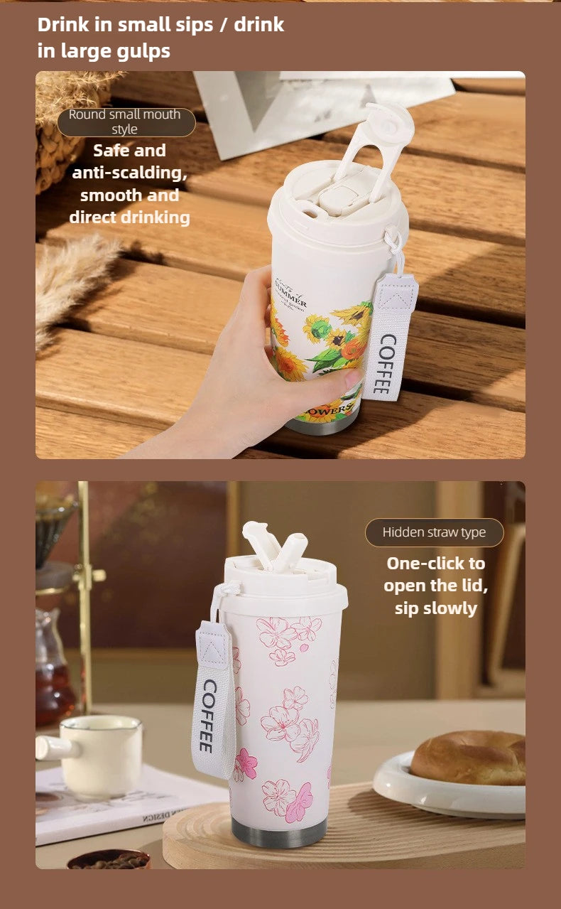 Stainless Steel Leakproof Insulated Travel Tumbler for Drinks
