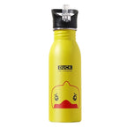500ML Kids Stainless Steel Straw Water Bottle for Outdoor Sports