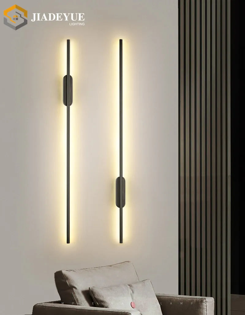 Modern Nordic LED Long Wall Lamp for Bedroom and Living Room
