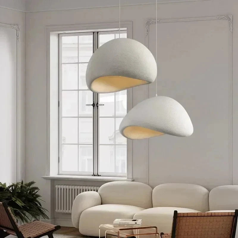 Nordic Wabi Sabi LED Pendant Light for Living & Dining Room