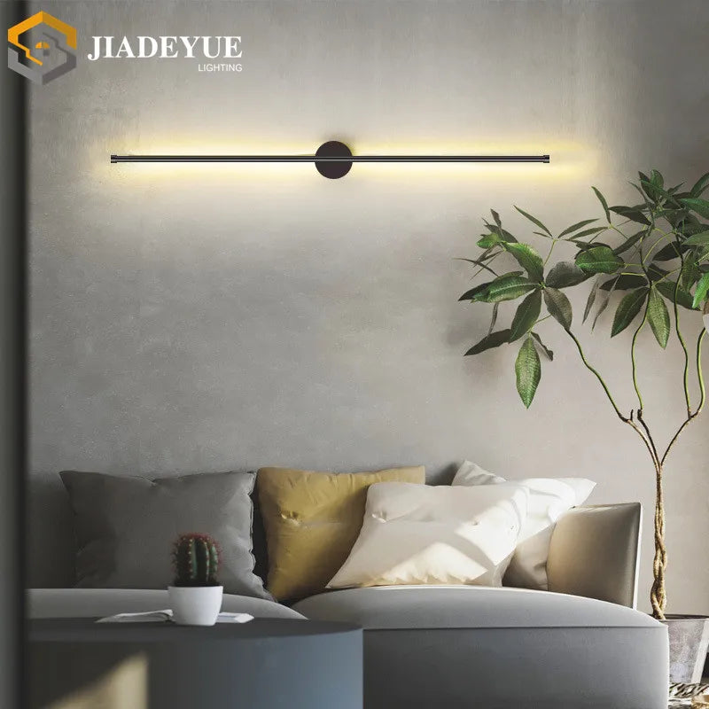 Modern Nordic LED Long Wall Lamp for Bedroom and Living Room