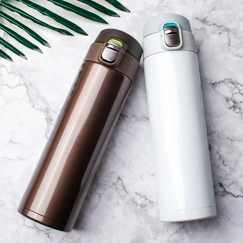 500ML Stainless Steel Vacuum Flask Thermos Bottle with Flip Lid