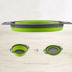 Collapsible Silicone Drain Basket for Fruits and Vegetables