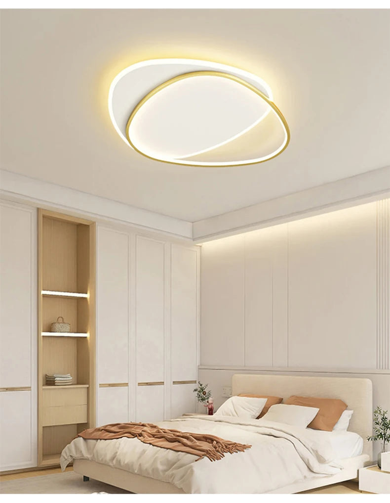 QIYIMEI Modern LED Chandelier for Bedroom and Living Room
