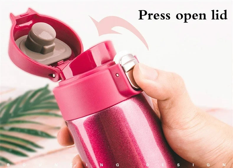 500ML Stainless Steel Vacuum Flask Thermos Bottle with Flip Lid