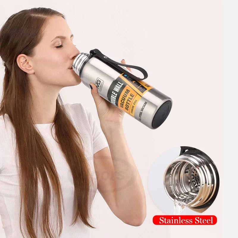 UPORS Large Capacity Stainless Steel Vacuum Insulated Thermos Bottle