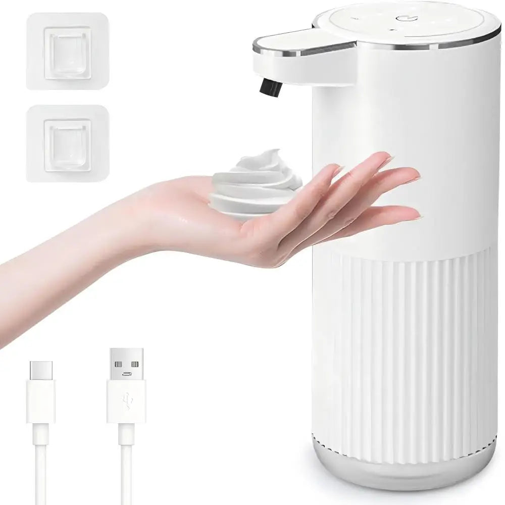 360ML Wall-Mounted Waterproof Soap Dispenser – Rechargeable & Adjustable