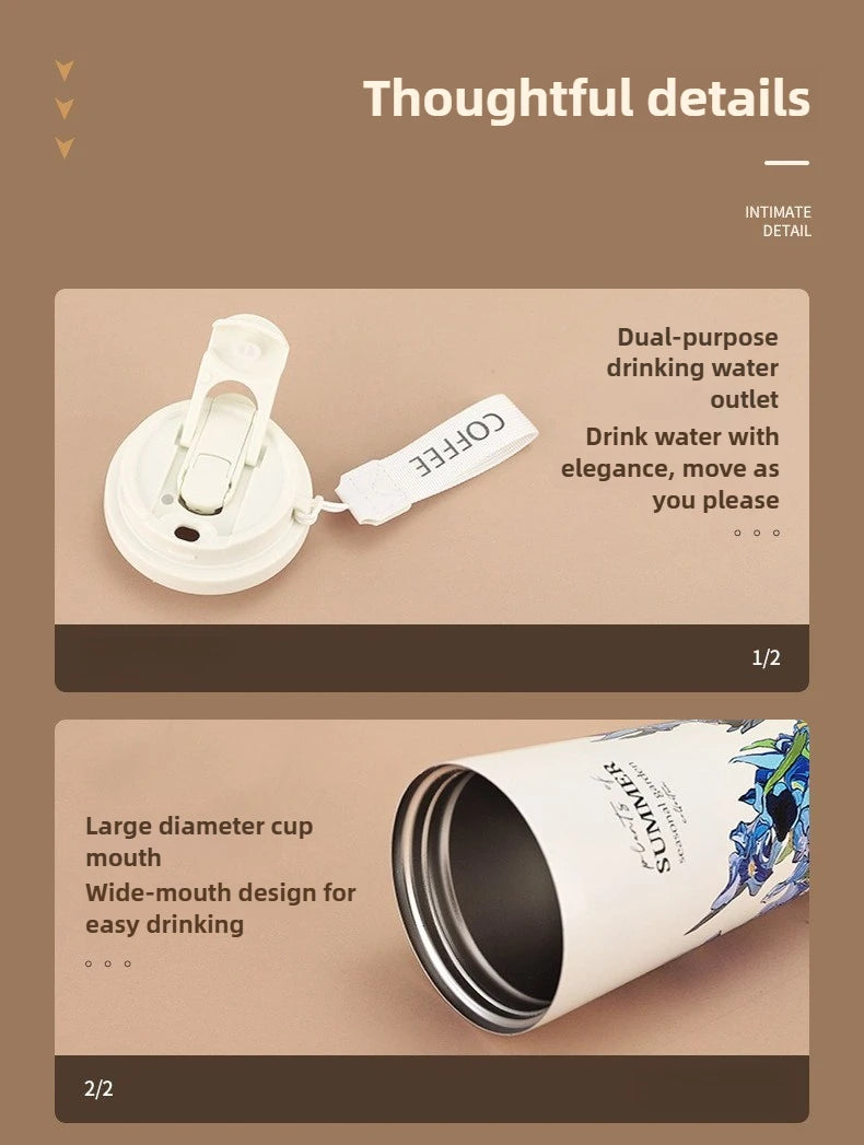 Stainless Steel Leakproof Insulated Travel Tumbler for Drinks