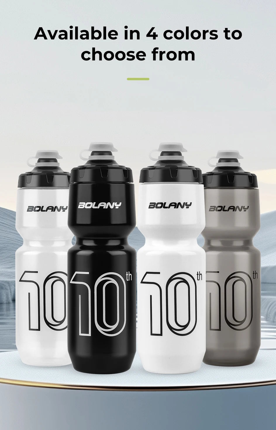 BOLANY 750ML Leak-Proof Bicycle Water Bottle for Cycling & Fitness