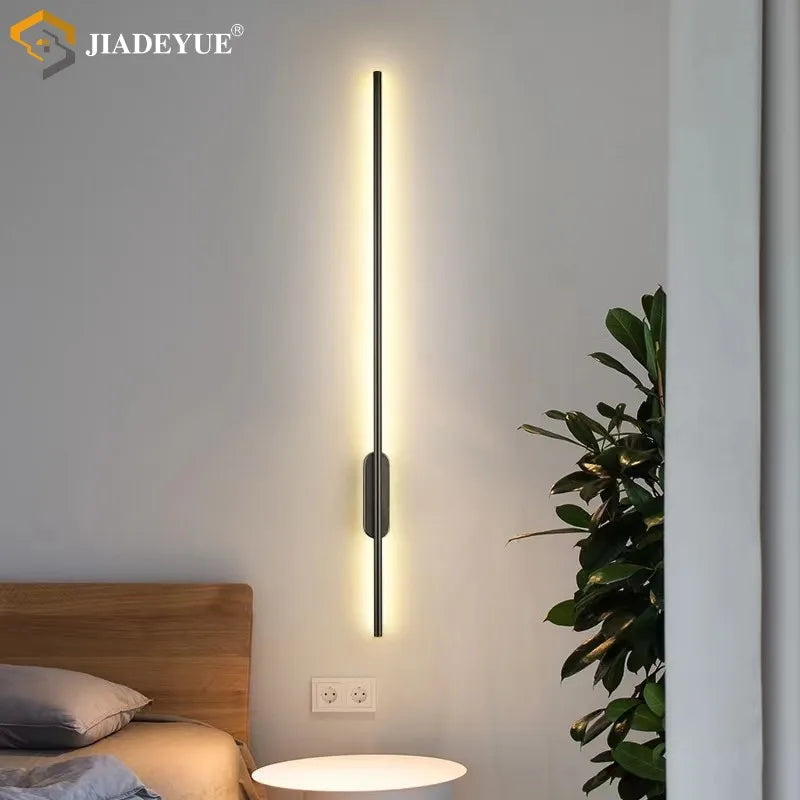 Modern Nordic LED Long Wall Lamp for Bedroom and Living Room