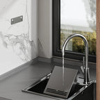 Wall Mounted Stainless Steel Chopsticks Holder with Drain Rack
