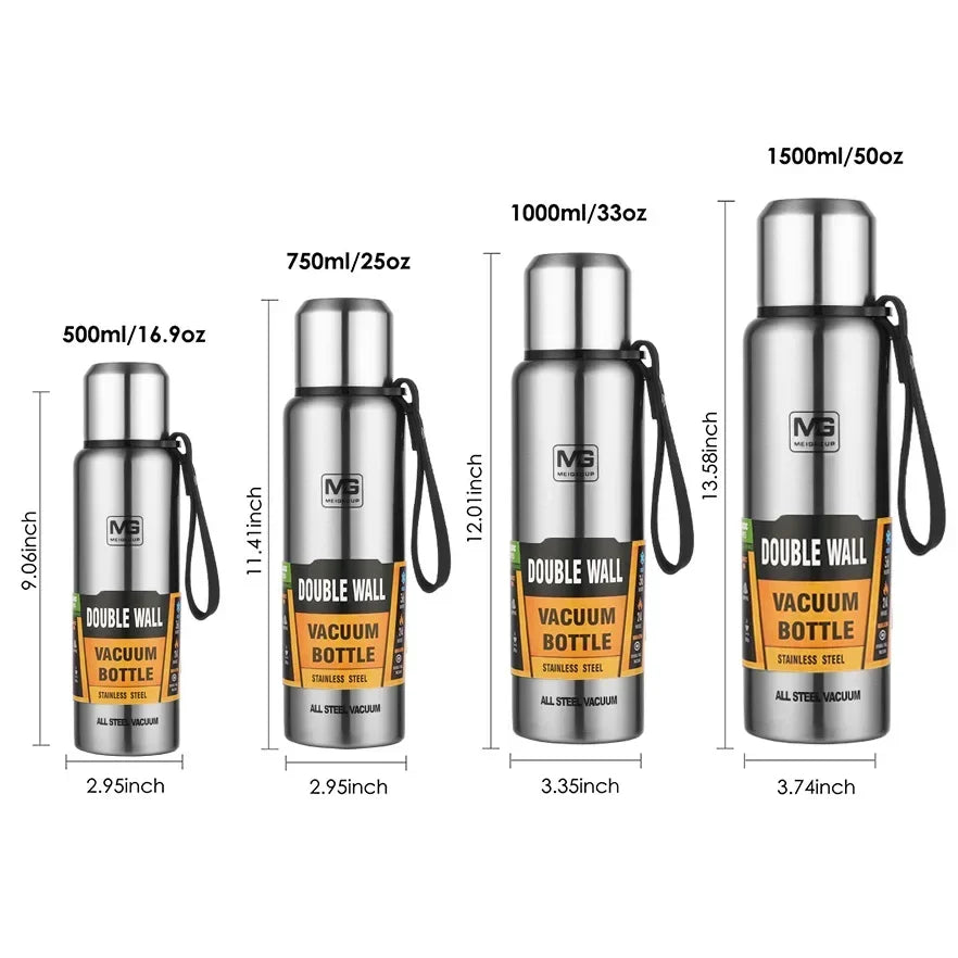 UPORS Large Capacity Stainless Steel Vacuum Insulated Thermos Bottle