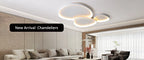 QIYIMEI Modern LED Chandelier for Bedroom and Living Room