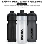 RIDERACE 550/650ML Sports Water Bottle for Cycling & Running