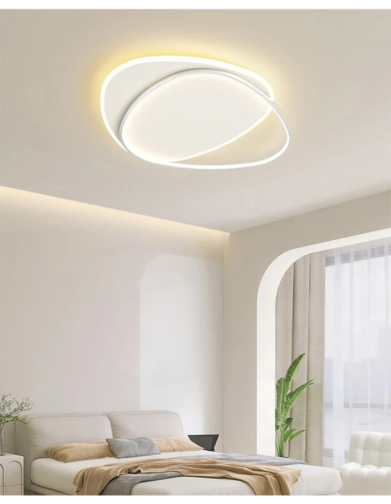 QIYIMEI Modern LED Chandelier for Bedroom and Living Room