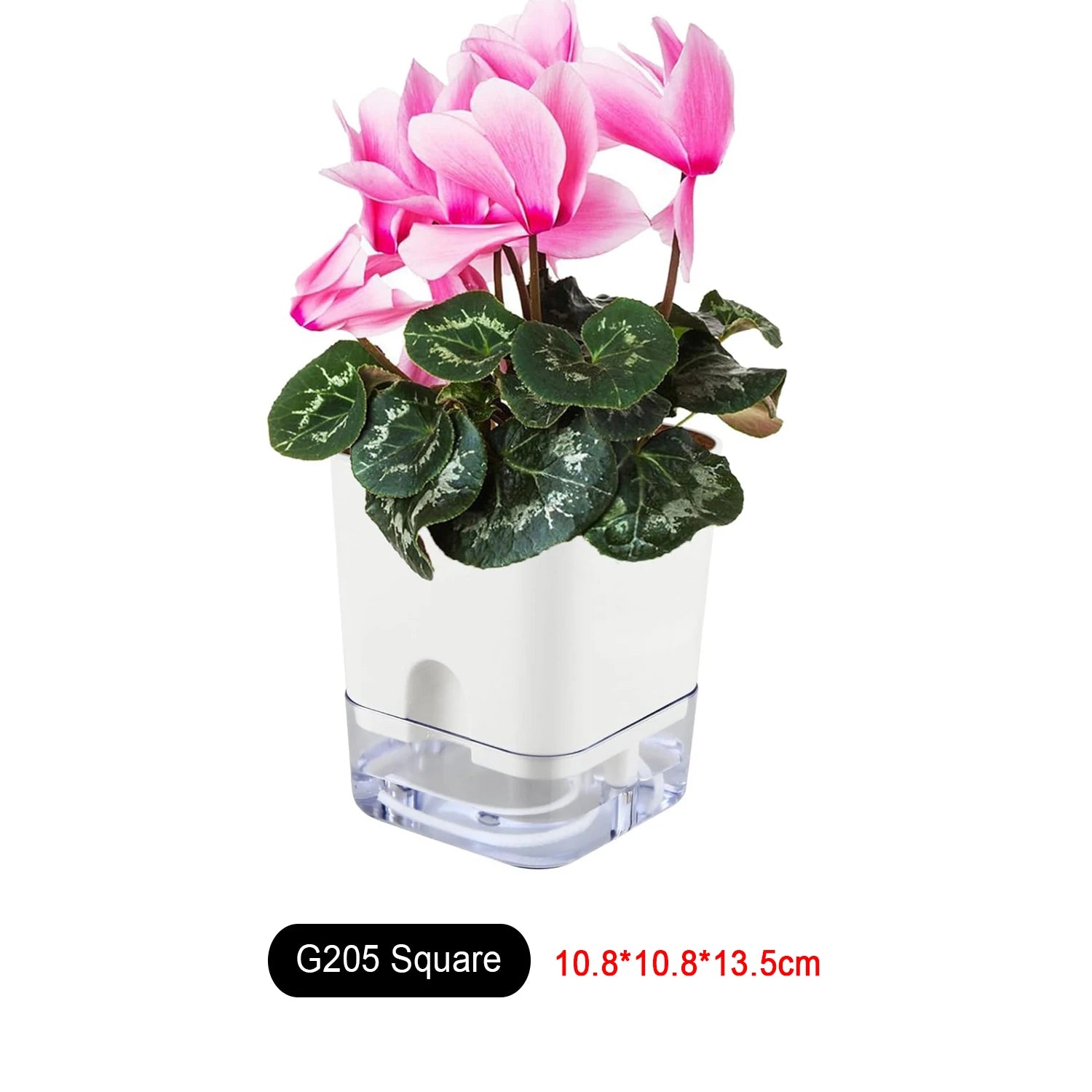 Self-Watering Magnetic Plant Pot with Cotton Rope for Garden