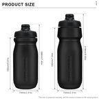 RIDERACE 550/650ML Sports Water Bottle for Cycling & Running