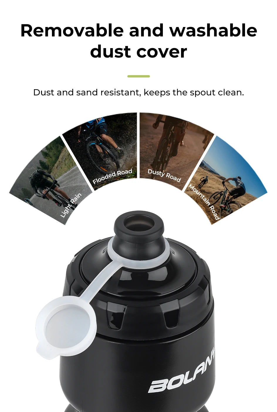 BOLANY 750ML Leak-Proof Bicycle Water Bottle for Cycling & Fitness