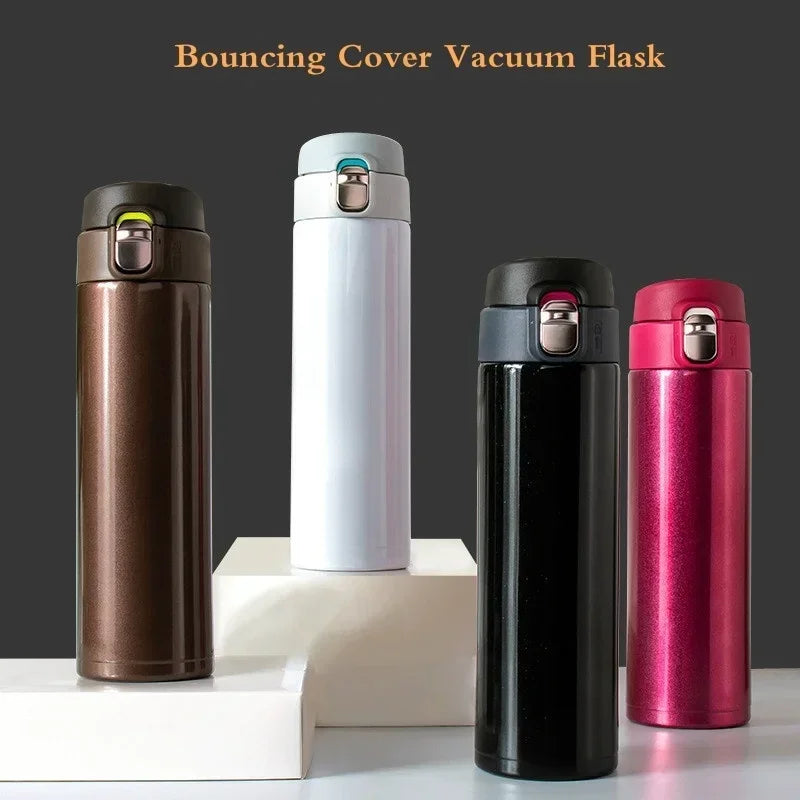 500ML Stainless Steel Vacuum Flask Thermos Bottle with Flip Lid