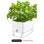 Self-Watering Magnetic Plant Pot with Cotton Rope for Garden