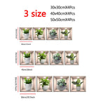 3D Bonsai Vinyl Wall Sticker – Removable Peel & Stick Decor