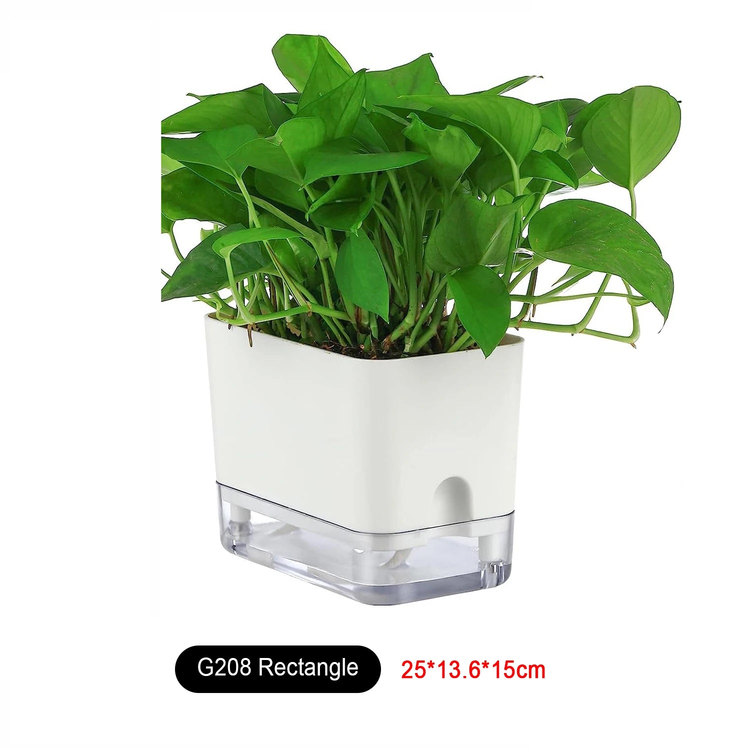 Self-Watering Magnetic Plant Pot with Cotton Rope for Garden