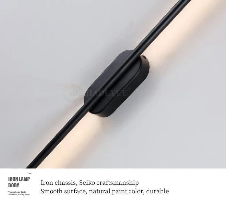 Modern Nordic LED Long Wall Lamp for Bedroom and Living Room