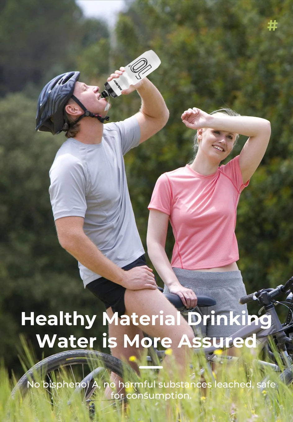 BOLANY 750ML Leak-Proof Bicycle Water Bottle for Cycling & Fitness
