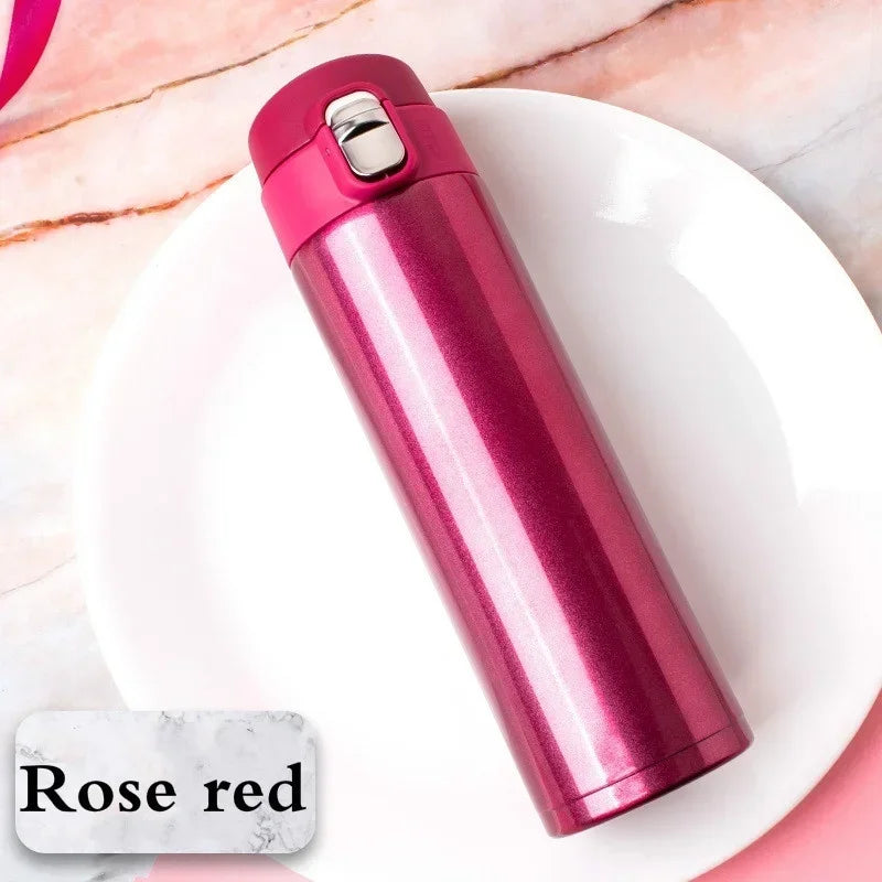 500ML Stainless Steel Vacuum Flask Thermos Bottle with Flip Lid