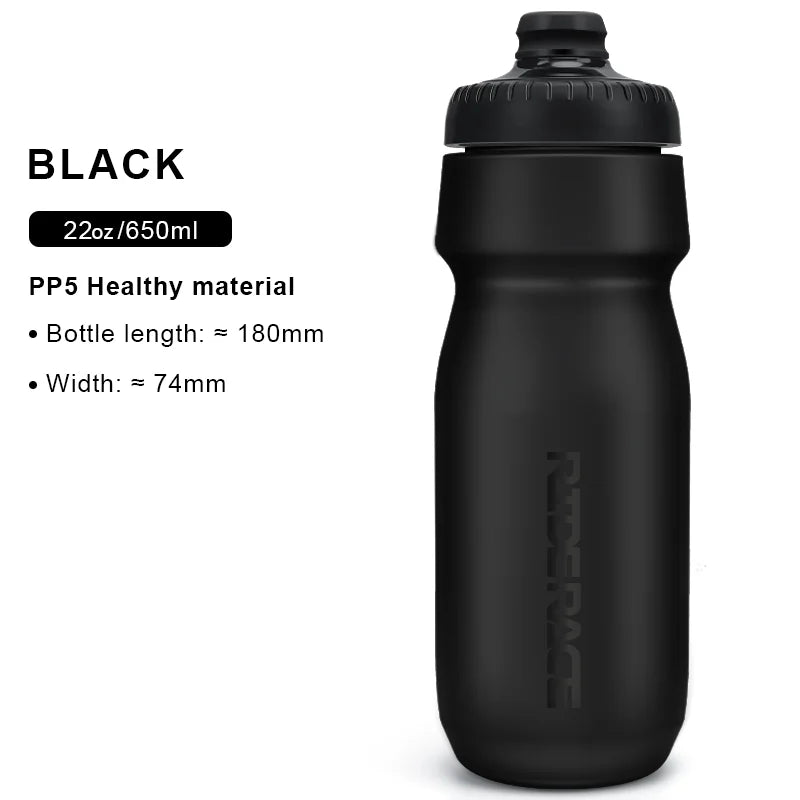 RIDERACE 550/650ML Sports Water Bottle for Cycling & Running